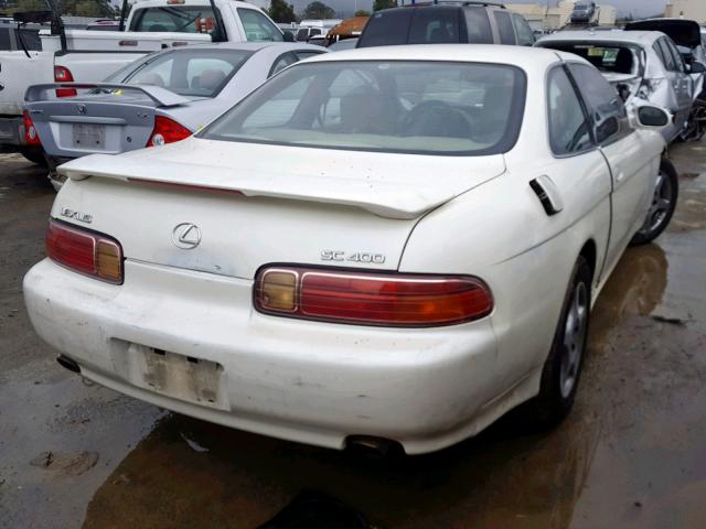 JT8CH32Y0V0052406 - 1997 LEXUS SC 400 WHITE photo 4