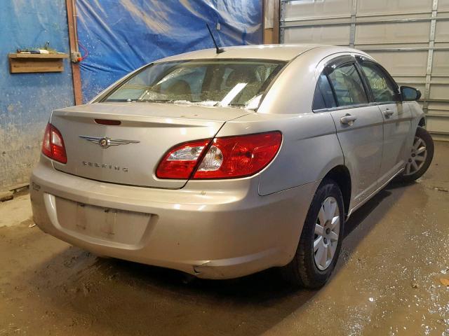 1C3LC46J08N145196 - 2008 CHRYSLER SEBRING LX GOLD photo 4