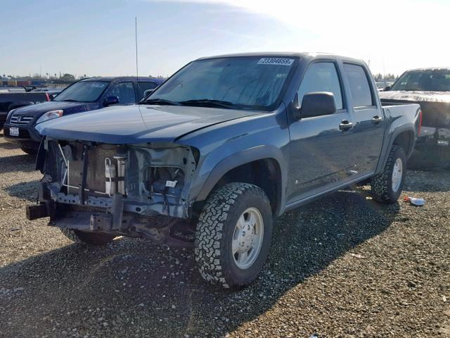 1GCDT136868312656 - 2006 CHEVROLET COLORADO BLUE photo 2