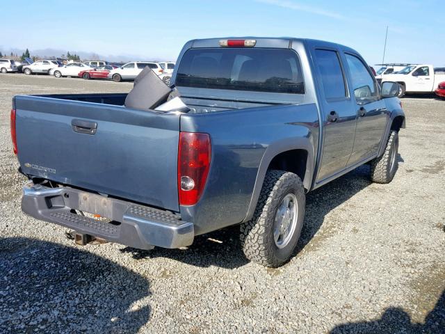 1GCDT136868312656 - 2006 CHEVROLET COLORADO BLUE photo 4