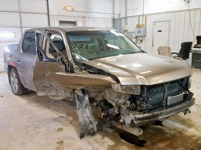 5FPYK1F57BB008968 - 2011 HONDA RIDGELINE GOLD photo 1