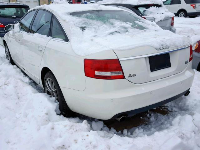 WAUDG74F96N042745 - 2006 AUDI A6 3.2 QUA WHITE photo 3