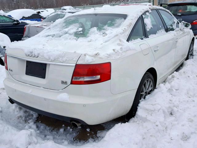 WAUDG74F96N042745 - 2006 AUDI A6 3.2 QUA WHITE photo 4