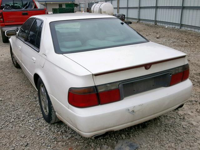 1G6KY54901U261150 - 2001 CADILLAC SEVILLE ST WHITE photo 3