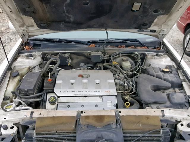 1G6KY54901U261150 - 2001 CADILLAC SEVILLE ST WHITE photo 7