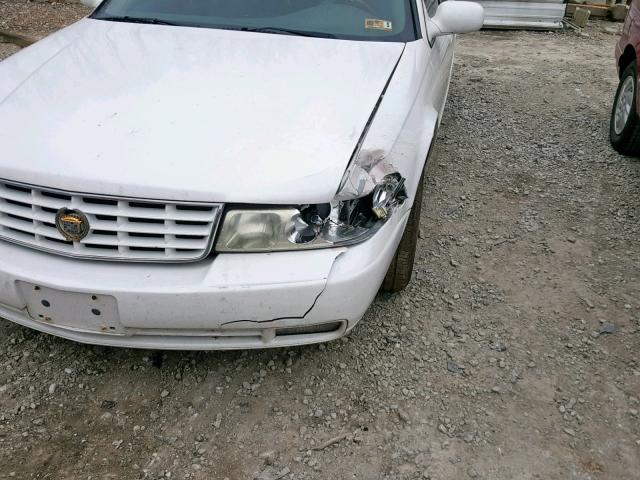 1G6KY54901U261150 - 2001 CADILLAC SEVILLE ST WHITE photo 9