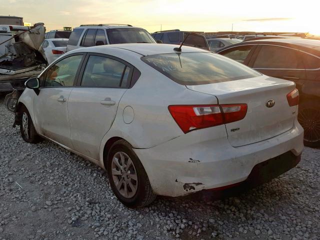 KNADM4A33G6545233 - 2016 KIA RIO LX WHITE photo 3