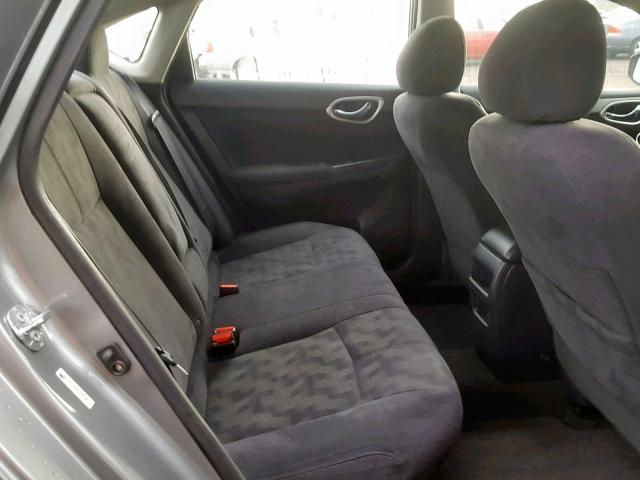 3N1AB7AP7DL699724 - 2013 NISSAN SENTRA S 灰色 照片 6