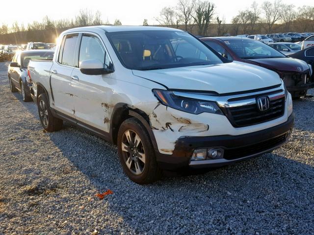 5FPYK3F77HB035352 - 2017 HONDA RIDGELINE WHITE photo 1