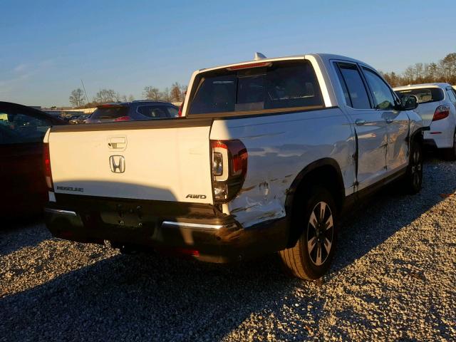 5FPYK3F77HB035352 - 2017 HONDA RIDGELINE WHITE photo 4