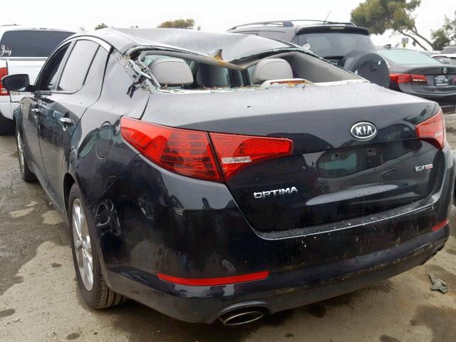 5XXGN4A77CG030084 - 2012 KIA OPTIMA EX BLACK photo 3