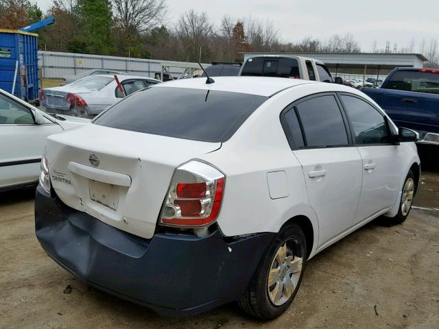 3N1AB61E07L653746 - 2007 NISSAN SENTRA 2.0 WHITE photo 4