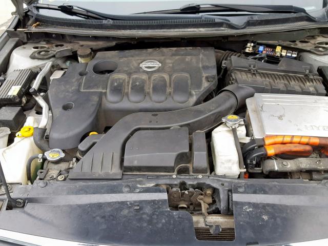 1N4CL21EX7C186087 - 2007 NISSAN ALTIMA HYB GRAY photo 7