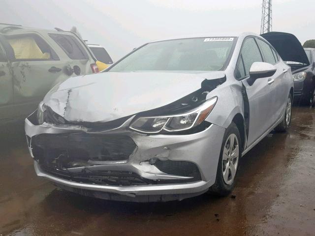 1G1BB5SM0G7273160 - 2016 CHEVROLET CRUZE LS GRAY photo 2