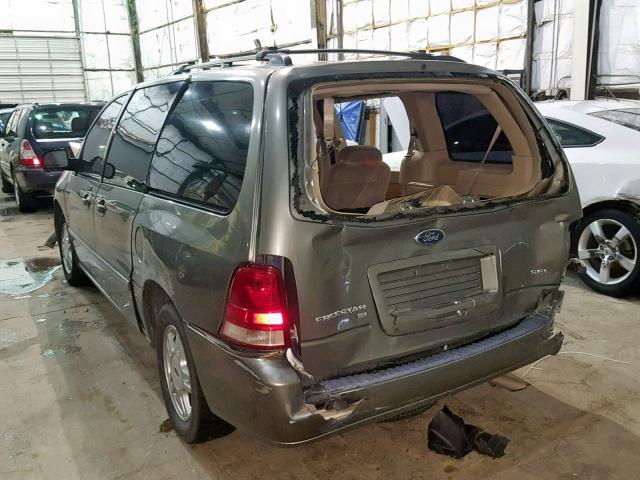 2FMZA52205BA84175 - 2005 FORD FREESTAR S GRAY photo 3