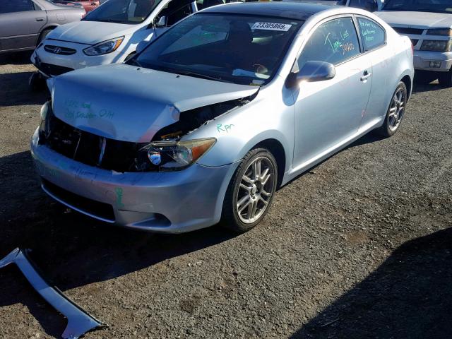 JTKDE177260082715 - 2006 TOYOTA SCION TC ლურჯი ფოტო 2