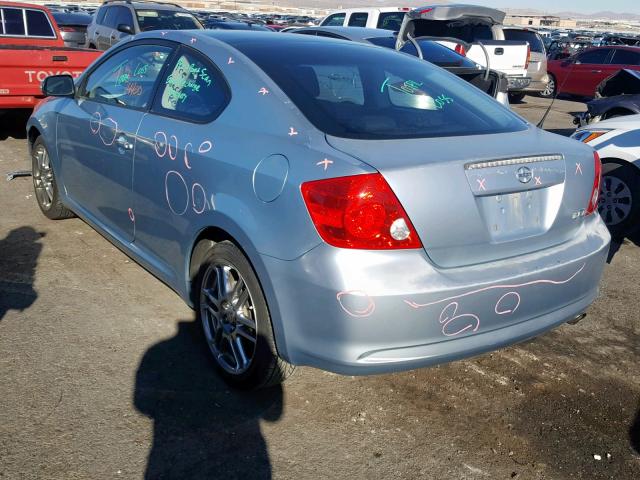 JTKDE177260082715 - 2006 TOYOTA SCION TC ლურჯი ფოტო 3