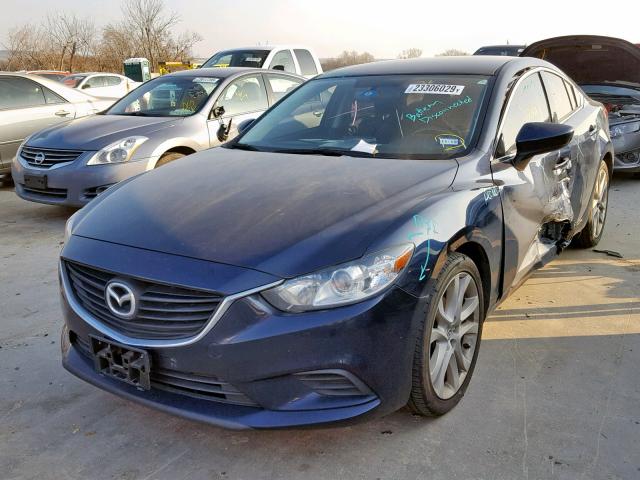 JM1GJ1V59G1449199 - 2016 MAZDA 6 TOURING BLUE photo 2