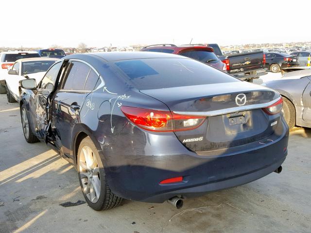 JM1GJ1V59G1449199 - 2016 MAZDA 6 TOURING BLUE photo 3