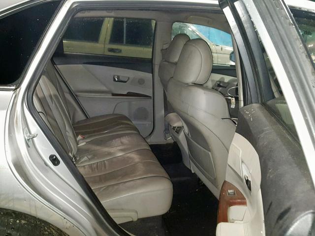 4T3BK11AX9U004856 - 2009 TOYOTA VENZA 银色 照片 6
