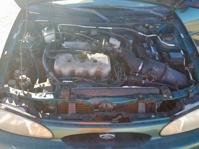 3FAFP13P01R224946 - 2001 FORD ESCORT GREEN photo 7