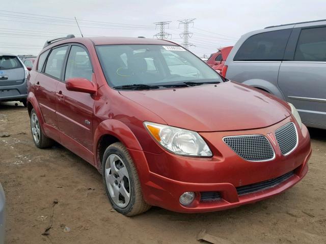 5Y2SL63895Z411470 - 2005 PONTIAC VIBE MAROON photo 1