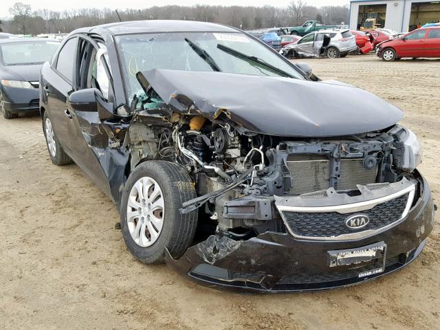 KNAFU4A29C5475091 - 2012 KIA FORTE EX BLACK photo 1