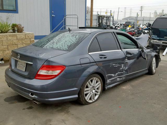 WDDGF54X98F186881 - 2008 MERCEDES-BENZ C 300 CHARCOAL photo 4