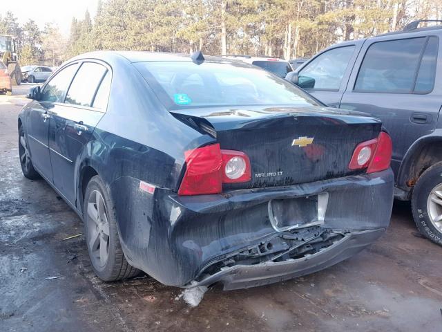 1G1ZC5E09CF191349 - 2012 CHEVROLET MALIBU 1LT BLACK photo 3