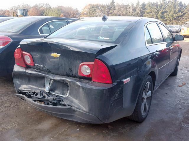 1G1ZC5E09CF191349 - 2012 CHEVROLET MALIBU 1LT BLACK photo 4
