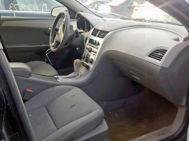 1G1ZC5E09CF191349 - 2012 CHEVROLET MALIBU 1LT BLACK photo 5