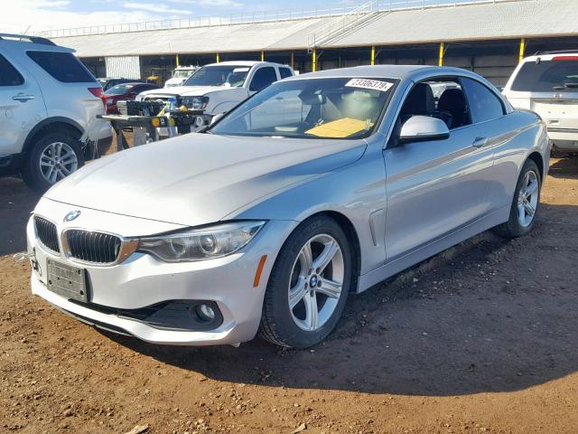 WBA3V5C55EP747978 - 2014 BMW 428 I 银色 照片 2