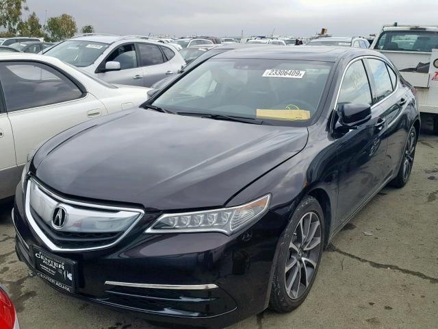 19UUB2F5XFA017399 - 2015 ACURA TLX TECH შავი ფოტო 2