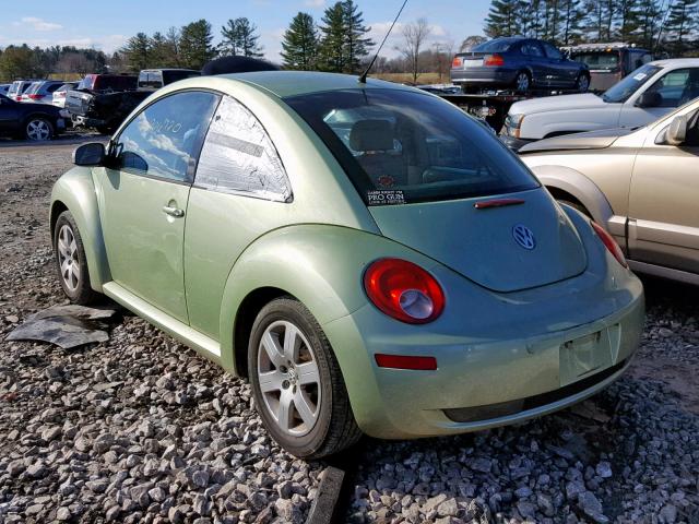 3VWRW31C07M506643 - 2007 VOLKSWAGEN NEW BEETLE GREEN photo 3