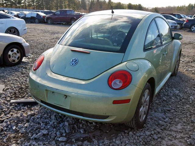 3VWRW31C07M506643 - 2007 VOLKSWAGEN NEW BEETLE GREEN photo 4