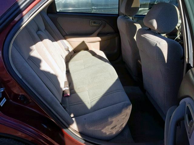 4T1BG22K01U814895 - 2001 TOYOTA CAMRY BURGUNDY photo 6