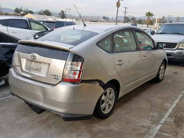 JTDKB20U653008448 - 2005 TOYOTA PRIUS SILVER photo 4