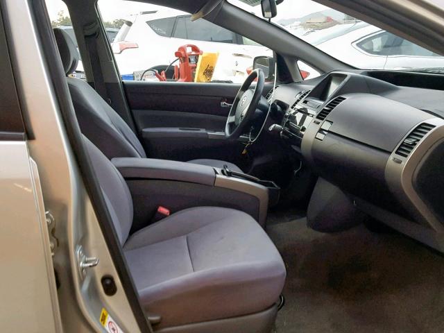 JTDKB20U653008448 - 2005 TOYOTA PRIUS SILVER photo 5