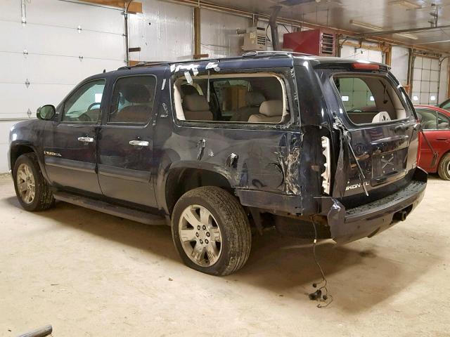 1GKFK16398J159542 - 2008 GMC YUKON XL K BLUE photo 9