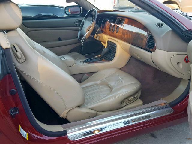 SAJDA42C81NA18719 - 2001 JAGUAR XK8 RED photo 5