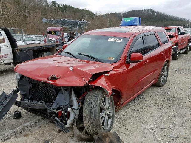 1C4SDJCT1DC680830 - 2013 DODGE DURANGO R/ RED photo 2