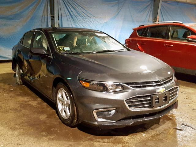 1G1ZB5ST3JF127743 - 2018 CHEVROLET MALIBU LS GRAY photo 1