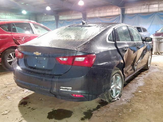 1G1ZB5ST3JF127743 - 2018 CHEVROLET MALIBU LS GRAY photo 4