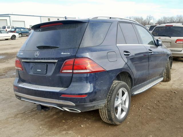 4JGDA5GB9KB206326 - 2019 MERCEDES-BENZ GLE 400 4M BLUE photo 4