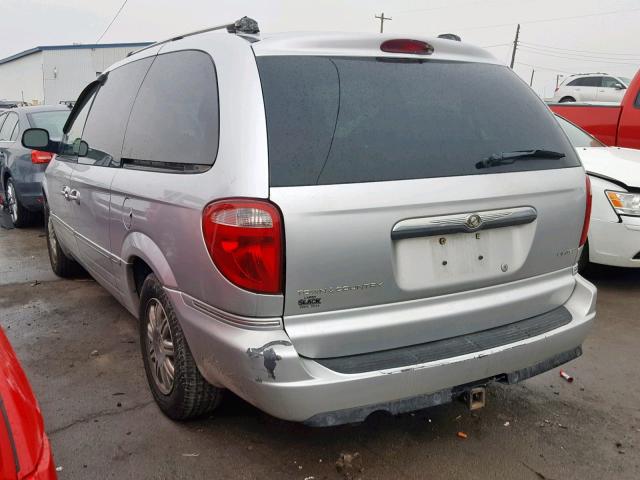 2C8GP64L55R227505 - 2005 CHRYSLER TOWN & COU SILVER photo 3