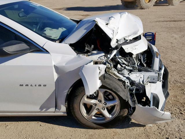 1G1ZB5ST0GF355286 - 2016 CHEVROLET MALIBU LS WHITE photo 9
