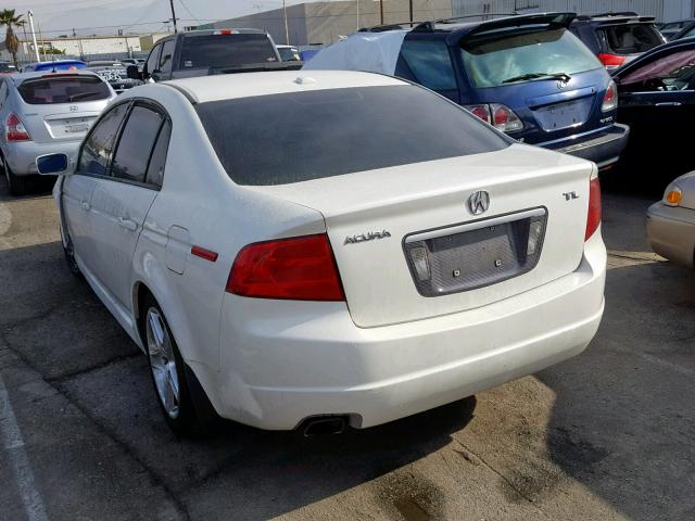 19UUA662X6A007598 - 2006 ACURA 3.2TL WHITE photo 3