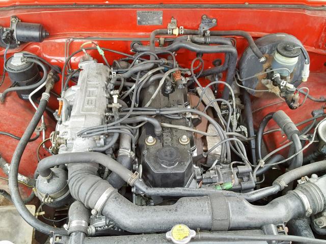 JT4RN50A4J5114635 - 1988 TOYOTA PICKUP 1/2 RED photo 7