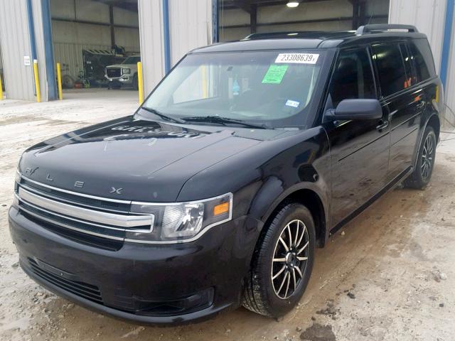 2FMGK5B8XDBD13713 - 2013 FORD FLEX SE BLACK photo 2