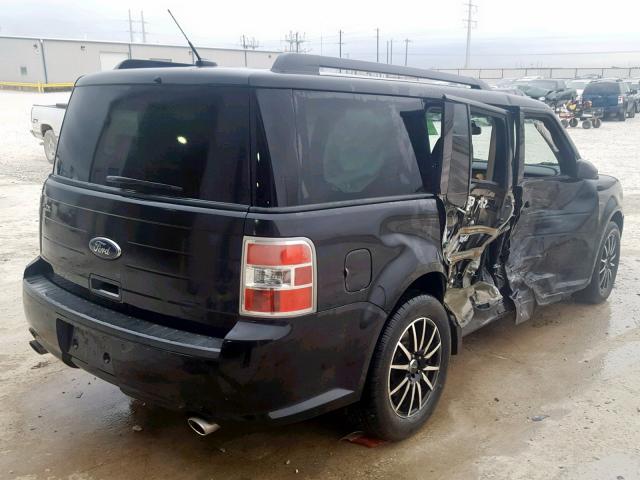 2FMGK5B8XDBD13713 - 2013 FORD FLEX SE BLACK photo 4